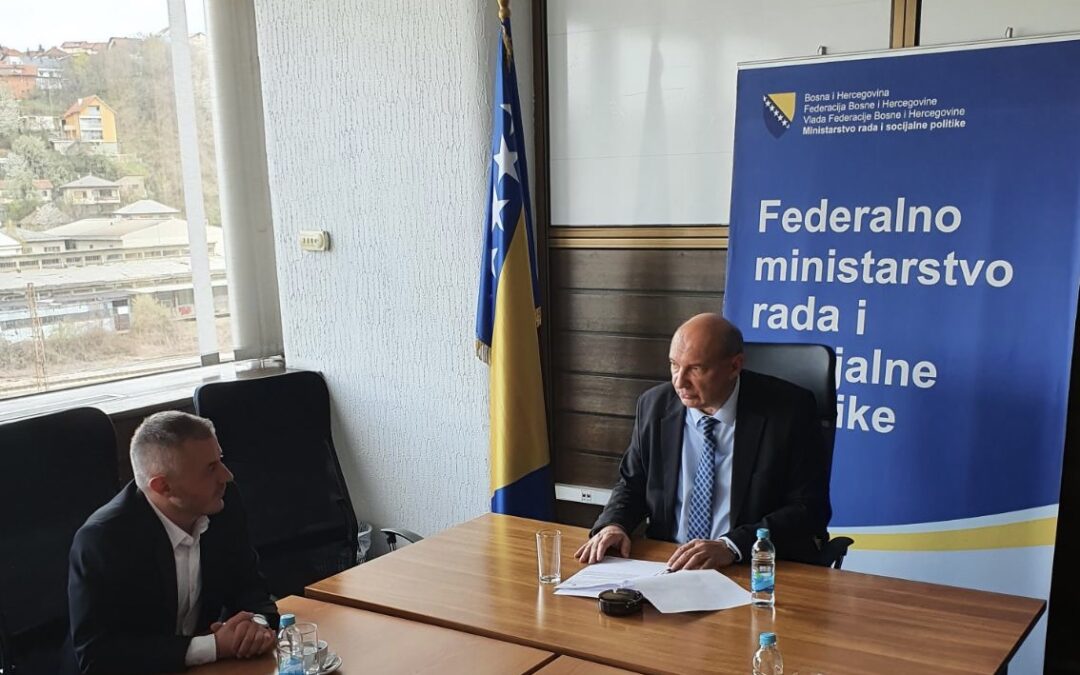 Jačanje međuinstitucionalne saradnje, u fokusu sastanka ministra Veska Drljače i v.d. direktora Riada Kremića